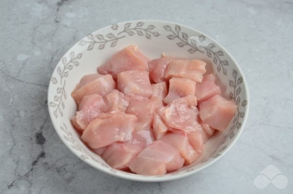 Куриные шашлычки по-гречески на гриле – фото приготовления рецепта, шаг 1